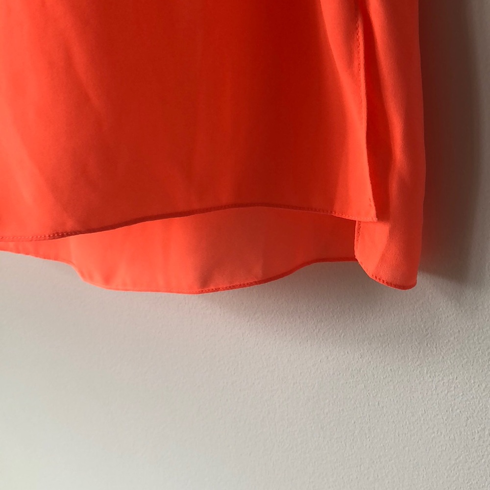 Anthropology Zoa bright orange top NWOT - Picture 3 of 3
